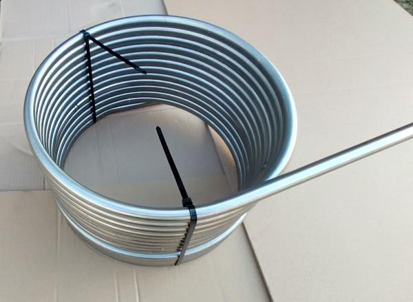 B-Ware Edelstahlspirale  Ø 39-42 cm - 17,5 Meter